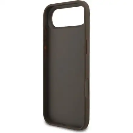 Guess PU 4G Metal Logo Strap kryt iPhone Air hnedý