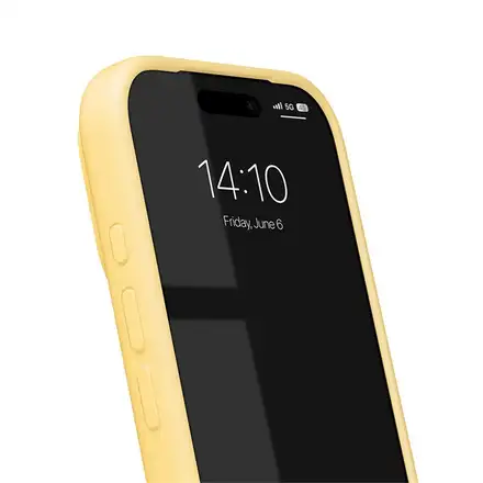 iDeal Silicone Case MagSafe iPhone 17 Pro Soft Lemon
