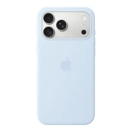iPhone 18 Pro Max Silicone Case with MagSafe - Crisp Blue