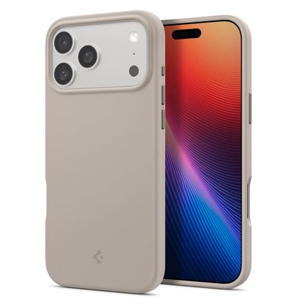 Spigen kryt Silicone Fit Magsafe pre iPhone 17 Pro - Stone