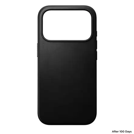 Nomad kryt Modern Leather Case Magsafe pre iPhone 17 Pro - Black
