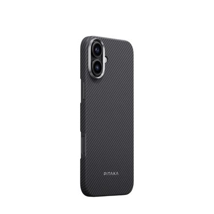 Pitaka kryt Ultra-Slim Case pre iPhone 16 - Black/Grey Twill