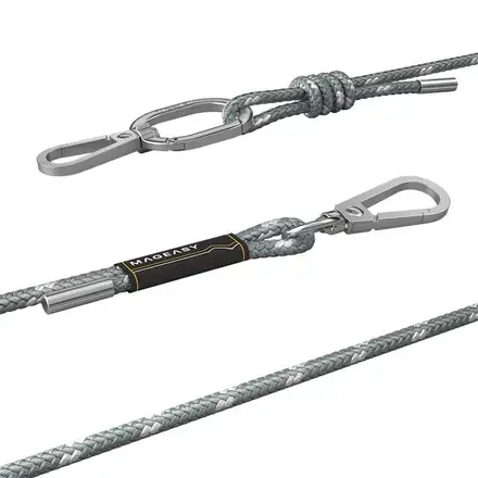 SwitchEasy šnúrka Strap+Strap Card 6mm Phone Lanyard - Milshake Blue
