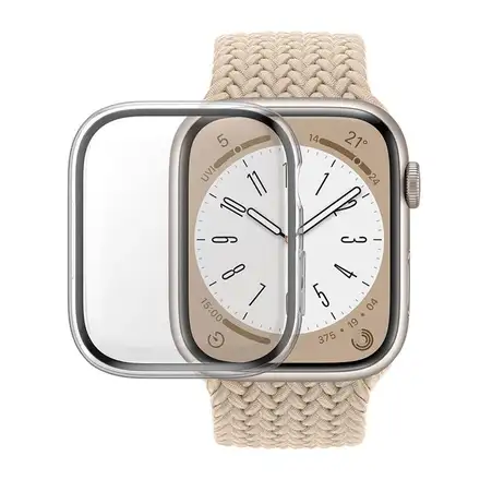 PanzerGlass ochranné sko Full Body pre Apple Watch 45mm - Clear