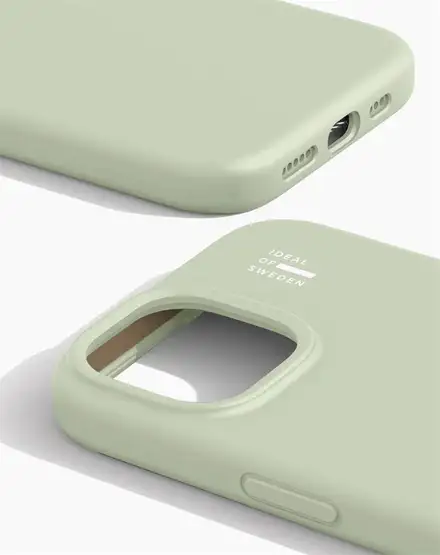 iDeal Silicone Case MagSafe iPhone 13/14/15/16e/17e Sage Green