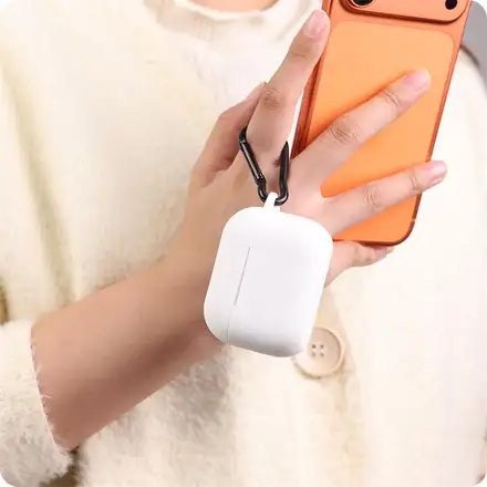Devia puzdro Naked Silicone Case pre AirPods Pro 3 - White