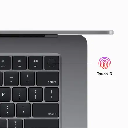 MacBook Air 15" M2 8C CPU 10C GPU 8/256 GB kozmická sivá SK *Trieda A*