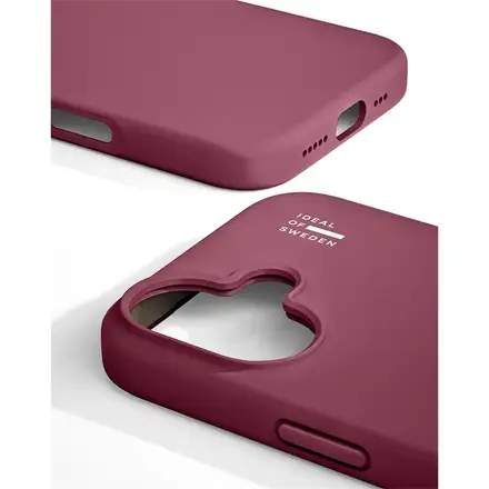 iDeal Silicone Case MagSafe iPhone 16 Fine Wine