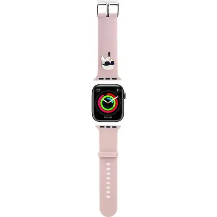 Karl Lagerfeld Karl Head NFT Remienok pre Apple Watch 42/44/45/46/49 ružový