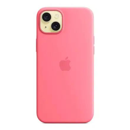 iPhone 15 Plus Silicone Case with MagSafe - Pink