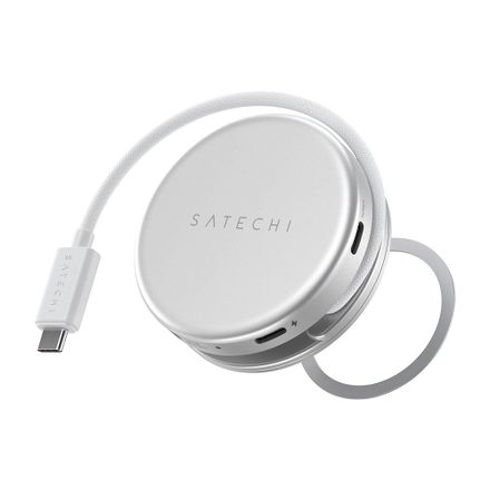 Satechi USB-C Hub OntheGo 5-in-1 Multiport Adapter - Silver