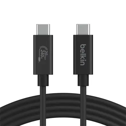 Belkin kábel Connect USB4 Cable 240W 20Gbps 2m - Black