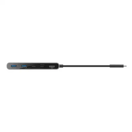 Belkin Connect 7-Port USB-C Hub with Dual USB-C Ports - Space Gray