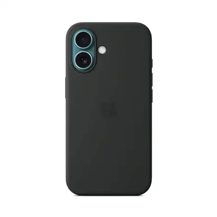 iPhone 16 Silicone Case with MagSafe - Black