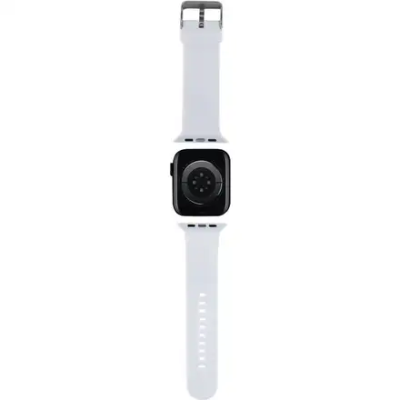 Karl Lagerfeld Karl and Choupette Head NFT Remienok pre Apple Watch 38/40/41 biely