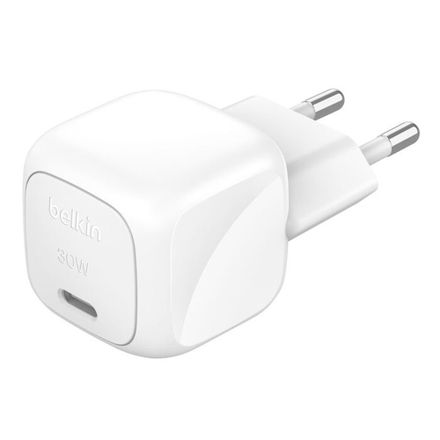 Belkin 30W PD 3.1 Compact USB-C Wall Charger - White