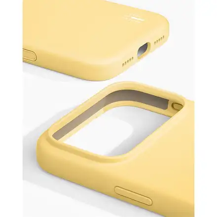 iDeal Silicone Case MagSafe iPhone 17 Pro Soft Lemon