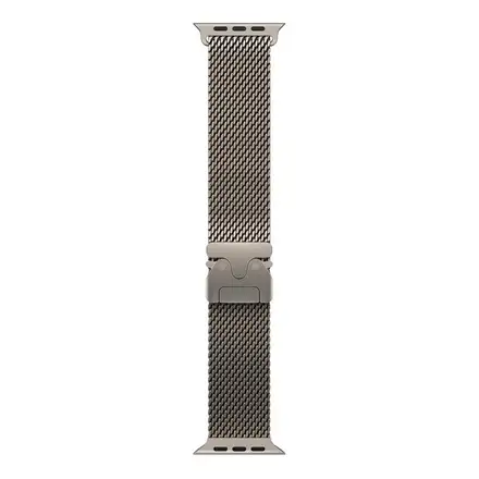 Apple Watch 49mm Natural Titanium Milanese Loop - Small