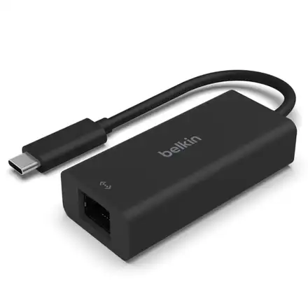 Belkin Connect USB-C to 2.5 Gb Ethernet Adapter - Black