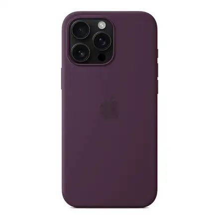 iPhone 16 Pro Max Silicone Case with MagSafe - Plum