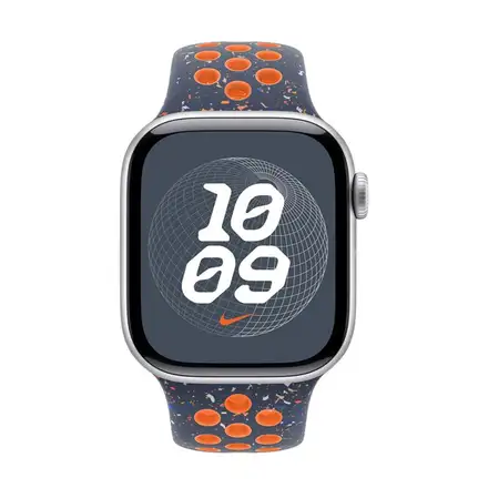 Apple Watch 42mm Blue Flame Nike Sport Band - M/L