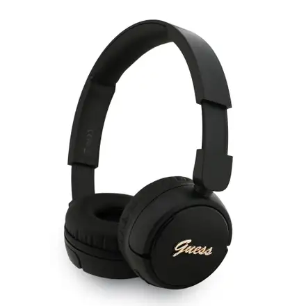 Guess Script Metal Logo Bezdrôtové Slúchadlá čierne