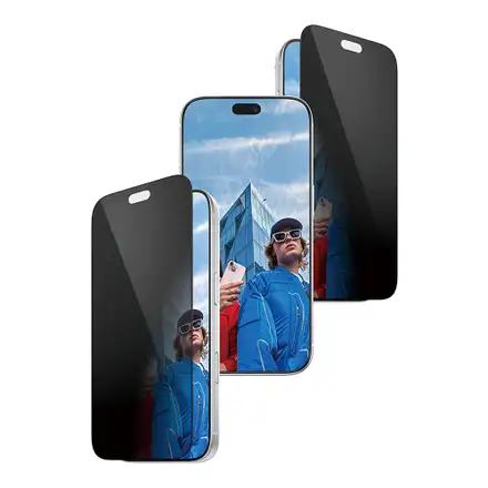 PanzerGlass ochranné sklo UWF 2-Way Privacy pre iPhone 18 Pro - Black Frame