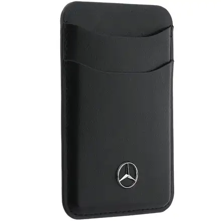 Mercedes PU Leather MagSafe Card Holder Peňaženka čierna