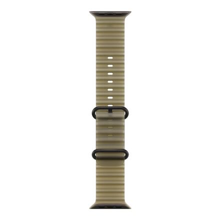 Apple Watch 49mm Translucent Kelp Ocean Band - Black Titanium Finish
