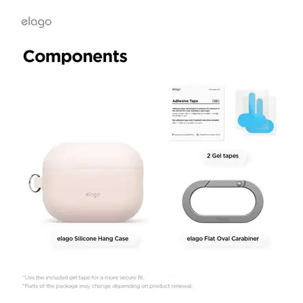 Elago Airpods Pro 3 Silicone Hang Case - Nightglow Blue