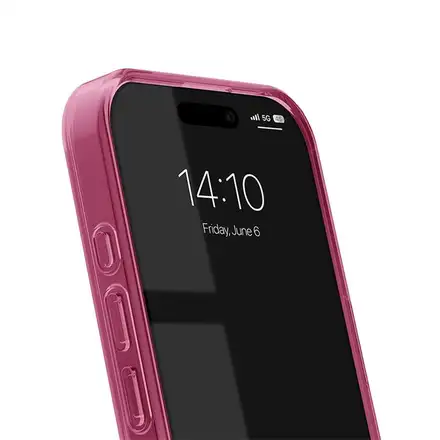 iDeal Fashion Clear Case MagSafe iPhone 17 Cherry Crush