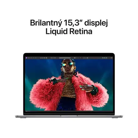 MacBook Air 15" Apple M3 8C CPU 10C GPU 24GB 512GB Kozmický sivý SK