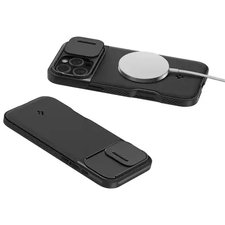 Spigen kryt Optik Armor Magsafe pre iPhone 16 Pro Max - Black