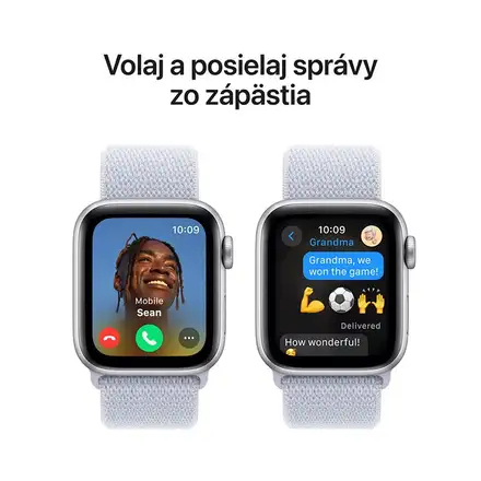 Apple Watch SE 2 GPS 44mm puzdro zo strieborného hliníka *Trieda B*