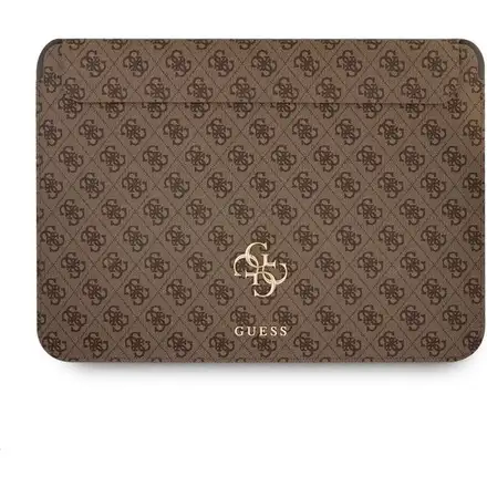 Guess PU 4G Metal Logo Púzdo na MacBook 13" hnedé