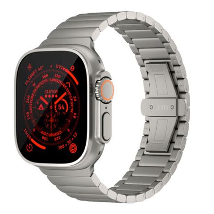Just Mobile remienok Watch Band pre Apple Watch Ultra - Titanium DLC Coating