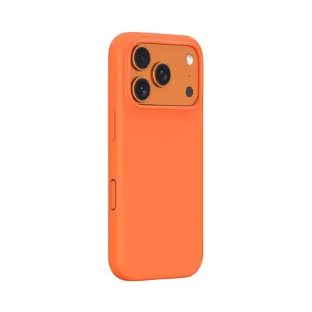 Devia kryt Nature Series Silicone Magnetic Case pre iPhone 17 Pro - Orange