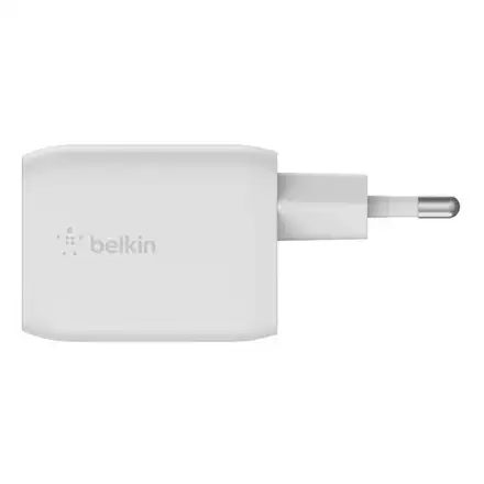 Belkin 65W Dual USB-C GaN PD Wall Charger with PPS + 2m USB-C kábel - White