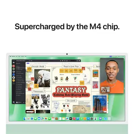 iMac 24" 4.5K Apple M4 8C CPU 8C GPU 16GB 256GB Zelený SK