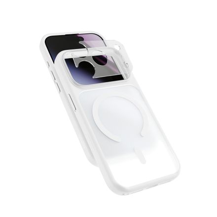 Epico HeroMatte Pro Mag+ Case iPhone 17 Pro/18 Pro Qi2 & MagSafe kompatibilný - biela