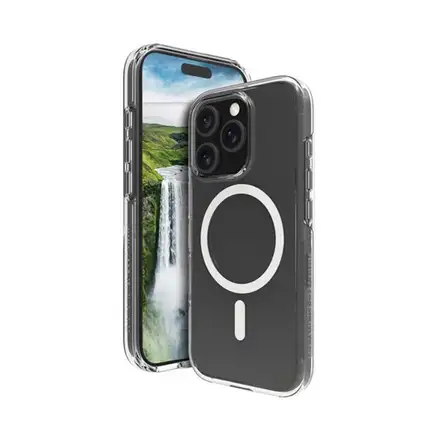 dbramante1928 - Puzdro Iceland Ultra D3O s MagSafe pre iPhone 16 Pro, transparentná