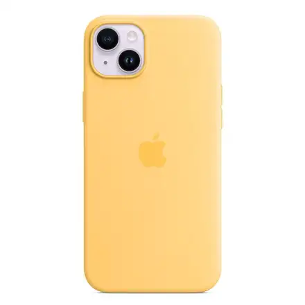 Apple iPhone 14 Plus Silicone Case with MagSafe - Sunglow