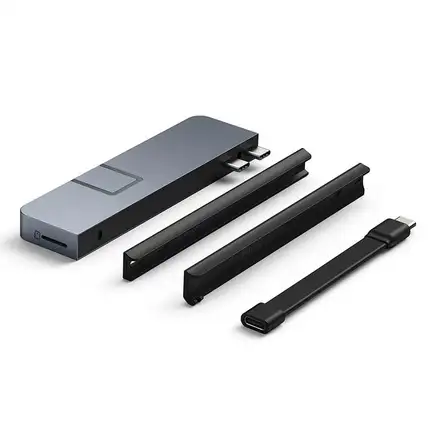 Hyper USB-C Hub HyperDrive Duo Pro 7-in-2 - Space Gray