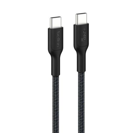 Belkin kábel Boost Charge Pro USB-C to USB-C Braided Cable 240W 1m - Black