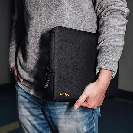 Tomtoc puzdro 360 Protective Sleeve pre Macbook Air 13" M1/M2/M3/M4 - Black Blue