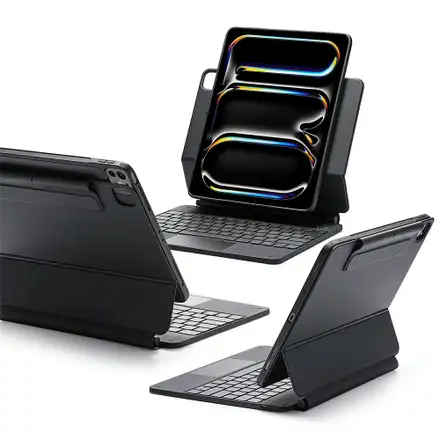 ESR klávesnica Rebound Magnetic Keyboard Case pre iPad Pro 13" M4 2024 Eng - Black
