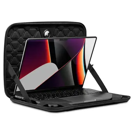 Spigen puzdro Rugged Armor Pro pre Macbook Pro 16" M1/M2/M3/M4 - Black
