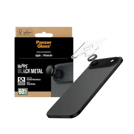 PanzerGlass ochranné sklo Hoops pre iPhone Air - Black