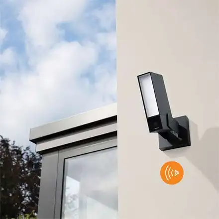 Netatmo Smart Outdoor Camera with Siren - Black