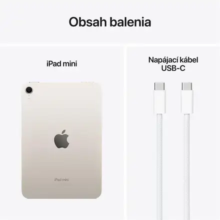 iPad mini Wi-Fi 512GB Hviezdny biely (2024)